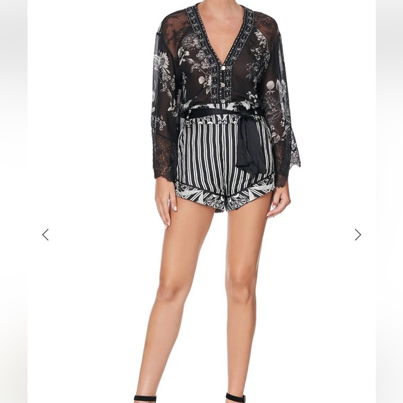 Camilla silk shorts
